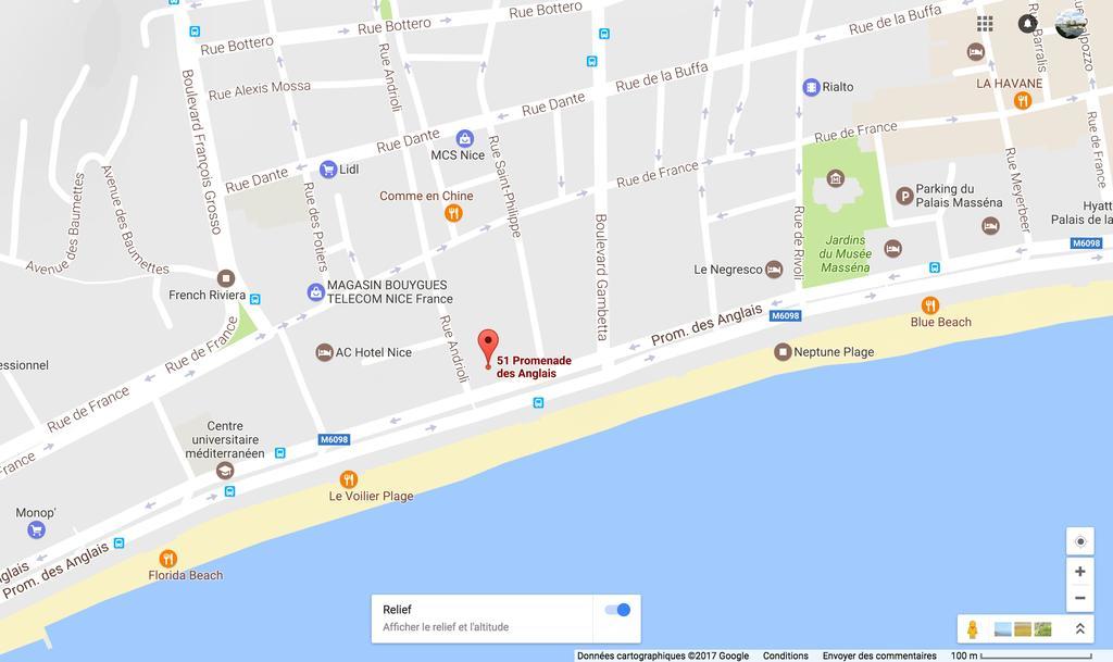 Nice Beach - Promenade Des Anglais Exterior foto